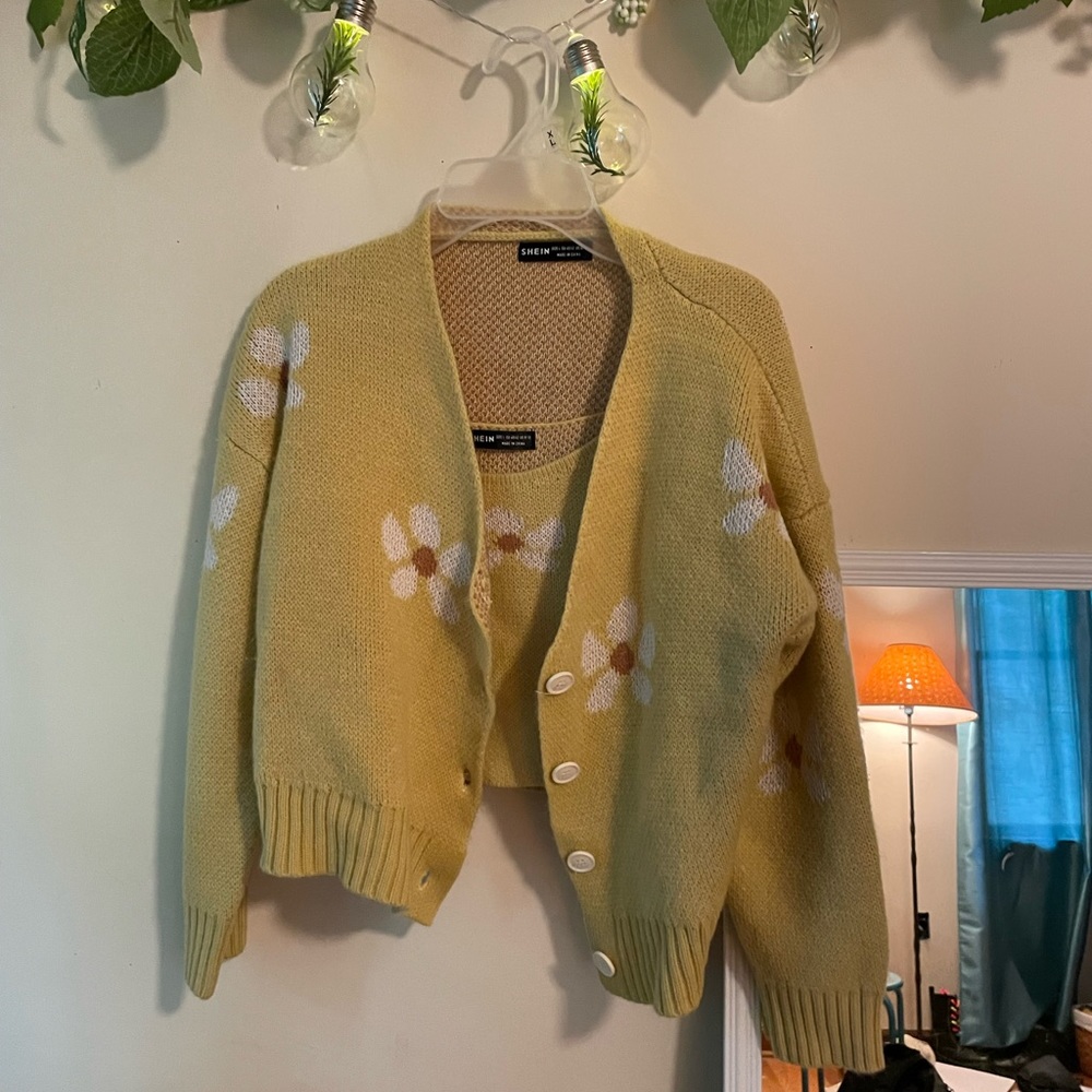 Cardigan+Cami set🌼✨